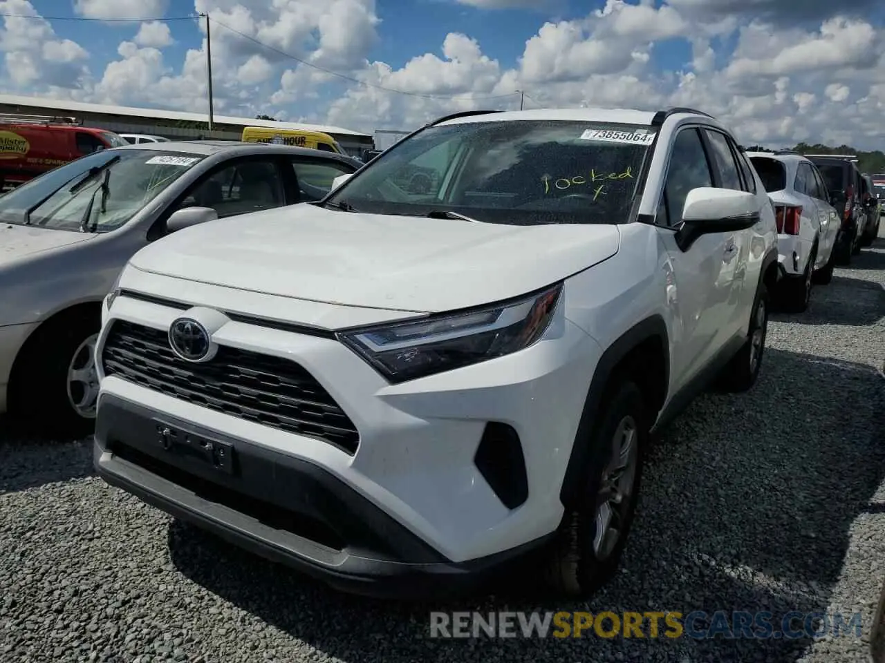 1 Photograph of a damaged car 2T3W1RFV6PW273996 TOYOTA RAV4 2023