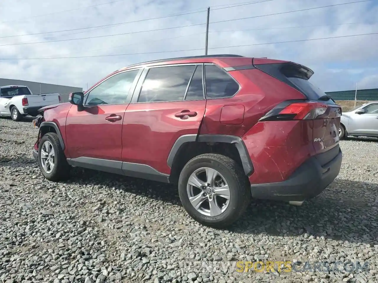 2 Photograph of a damaged car 2T3W1RFV7PW240232 TOYOTA RAV4 2023