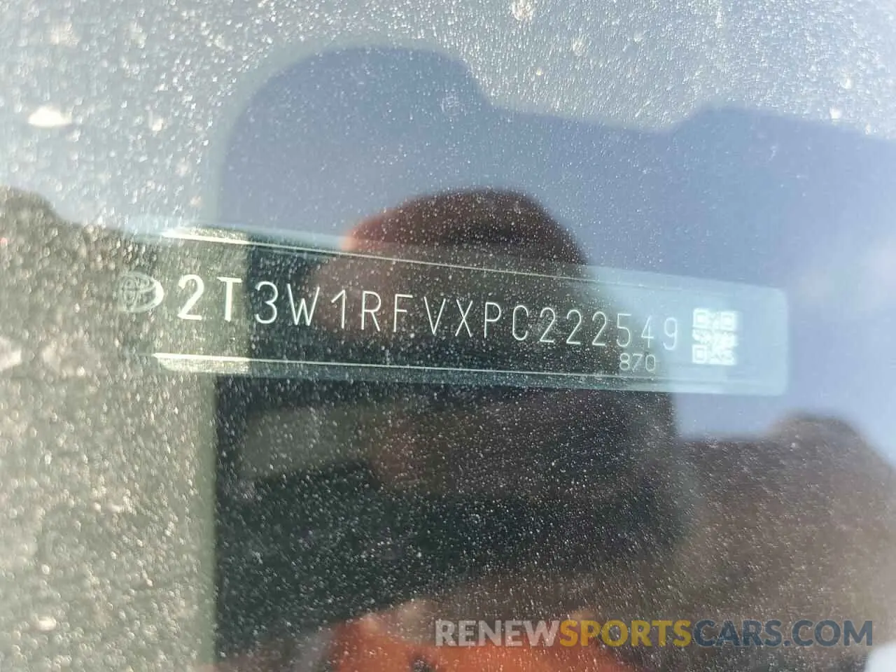 13 Photograph of a damaged car 2T3W1RFVXPC222549 TOYOTA RAV4 2023