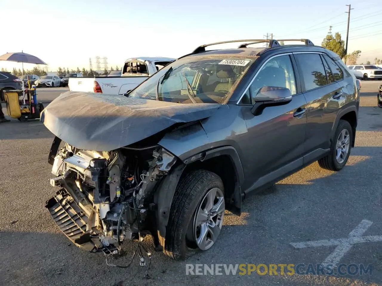 1 Photograph of a damaged car 2T3W1RFVXPW240547 TOYOTA RAV4 2023