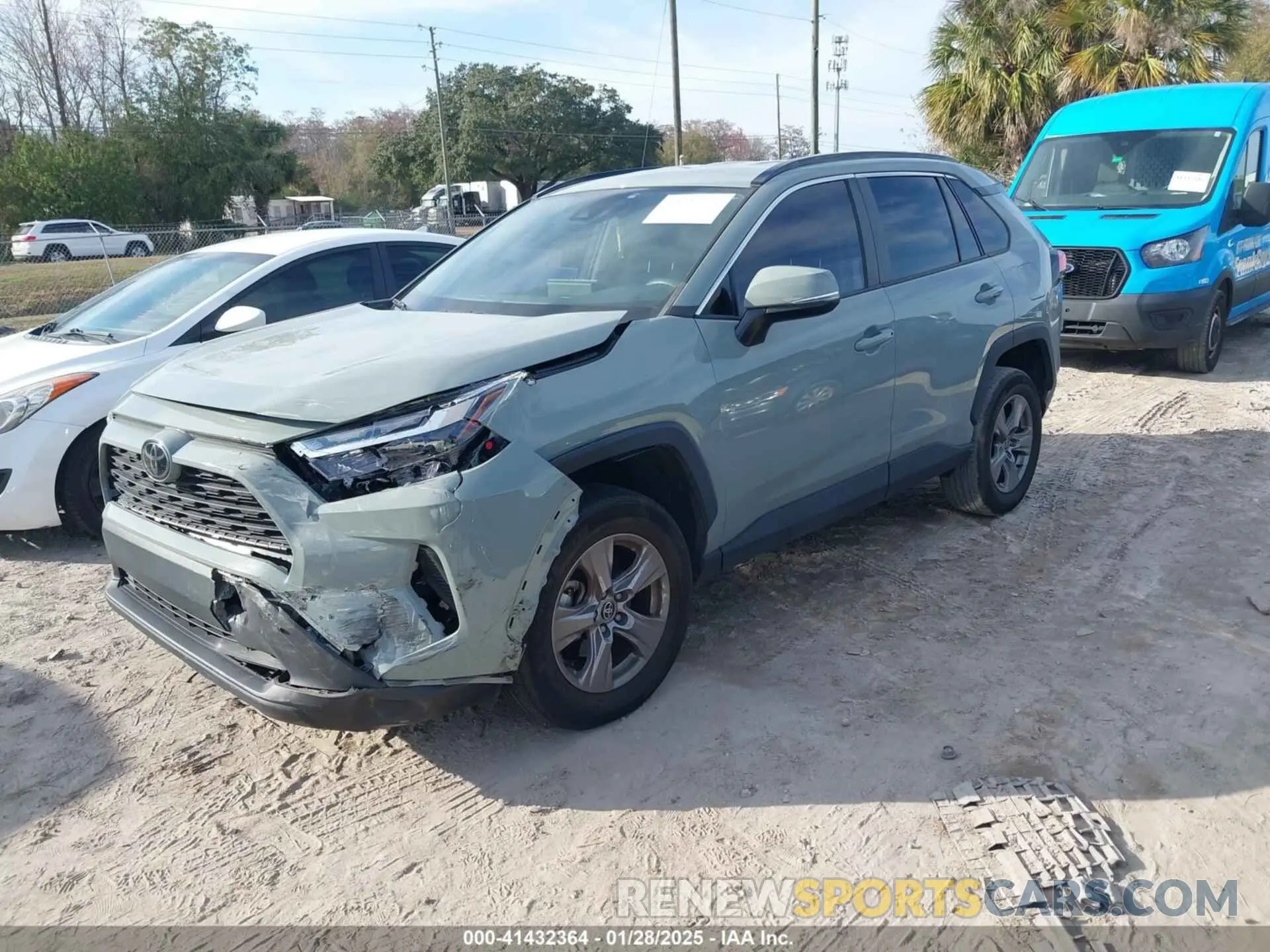 2 Photograph of a damaged car 2T3W1RFVXPW245683 TOYOTA RAV4 2023