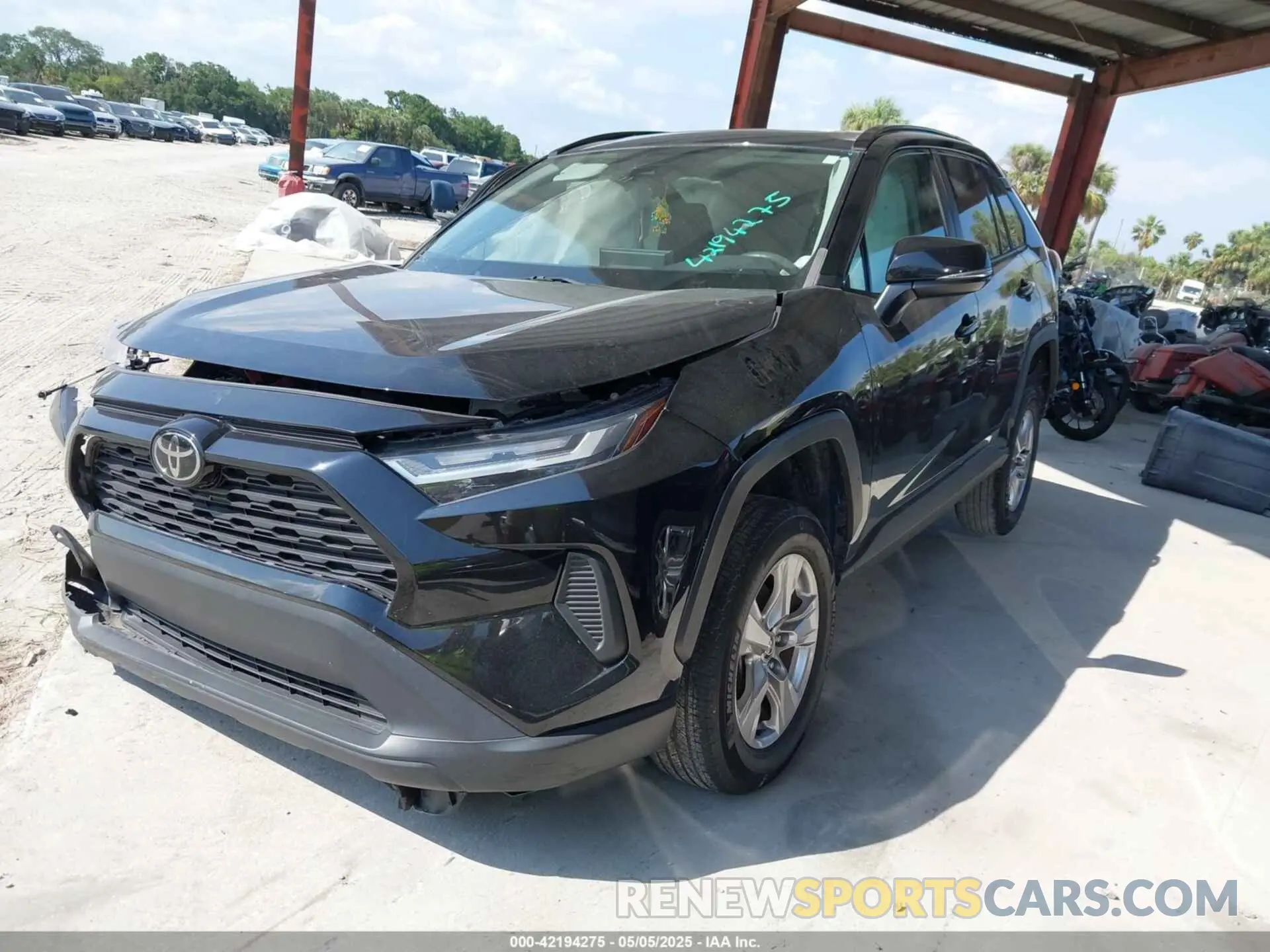 2 Photograph of a damaged car 2T3W1RFVXPW249197 TOYOTA RAV4 2023