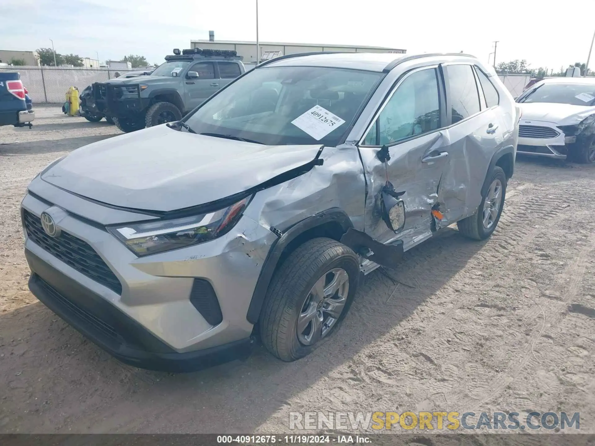 2 Photograph of a damaged car 2T3W1RFVXPW250432 TOYOTA RAV4 2023