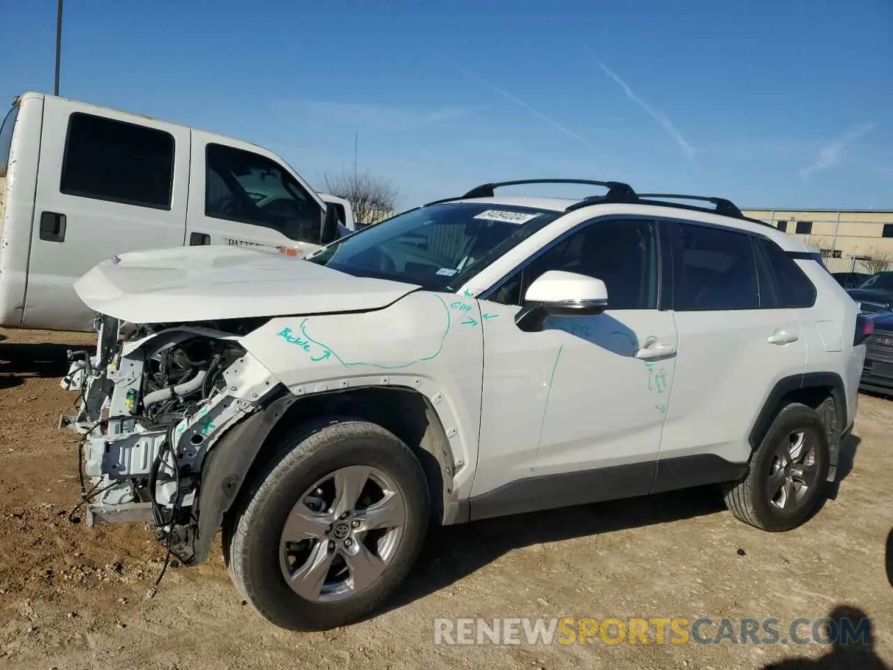 1 Photograph of a damaged car 2T3W1RFVXPW275492 TOYOTA RAV4 2023