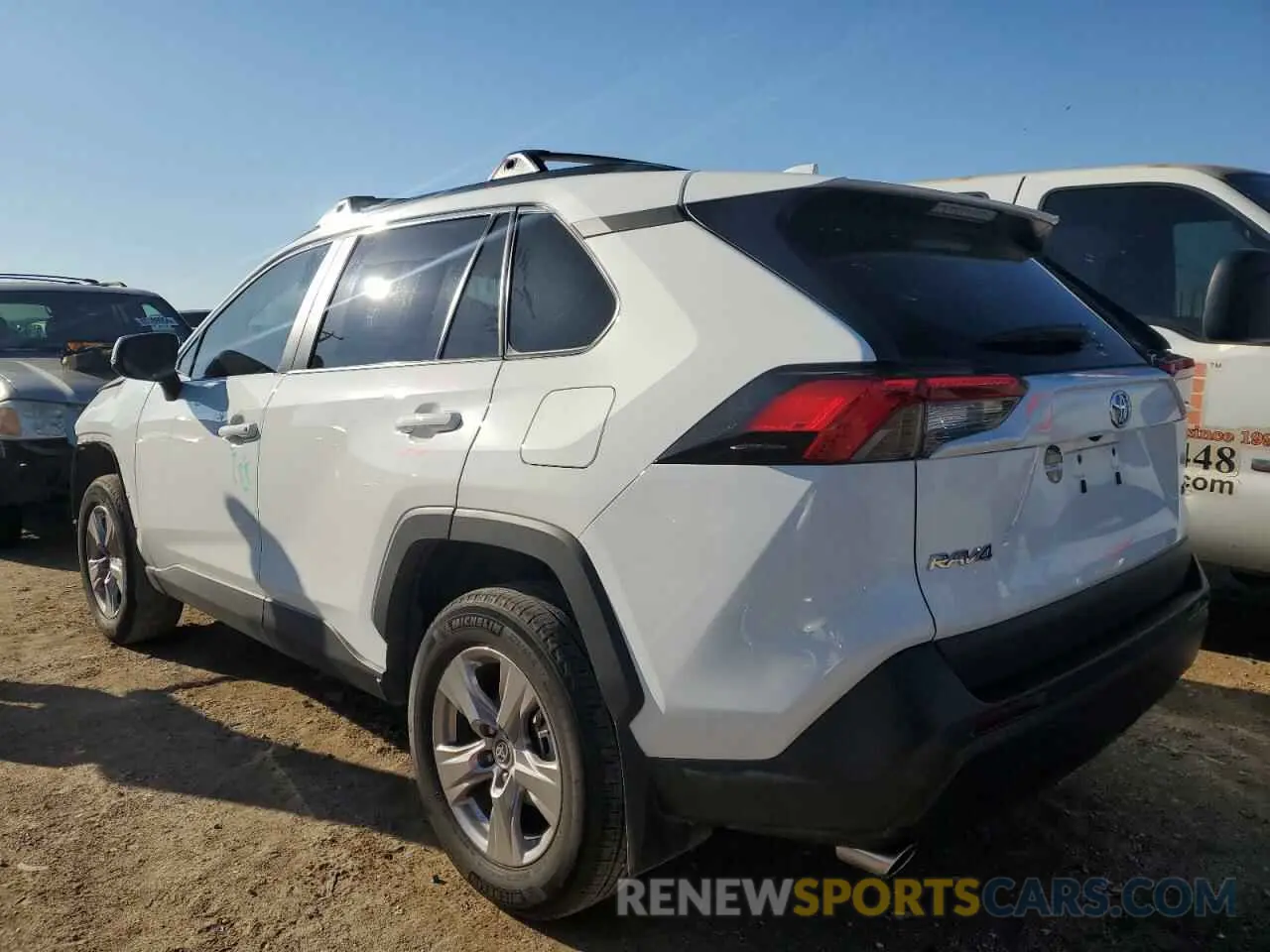 2 Photograph of a damaged car 2T3W1RFVXPW275492 TOYOTA RAV4 2023