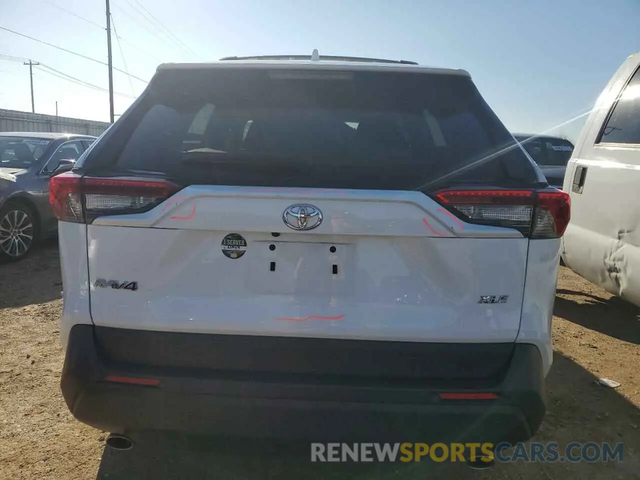 6 Photograph of a damaged car 2T3W1RFVXPW275492 TOYOTA RAV4 2023
