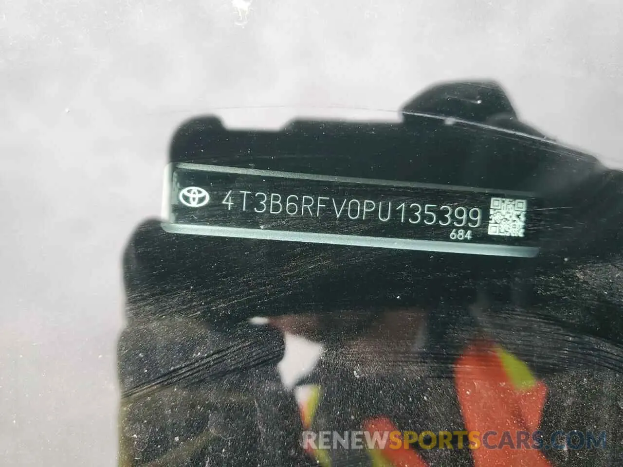 13 Photograph of a damaged car 4T3B6RFV0PU135399 TOYOTA RAV4 2023