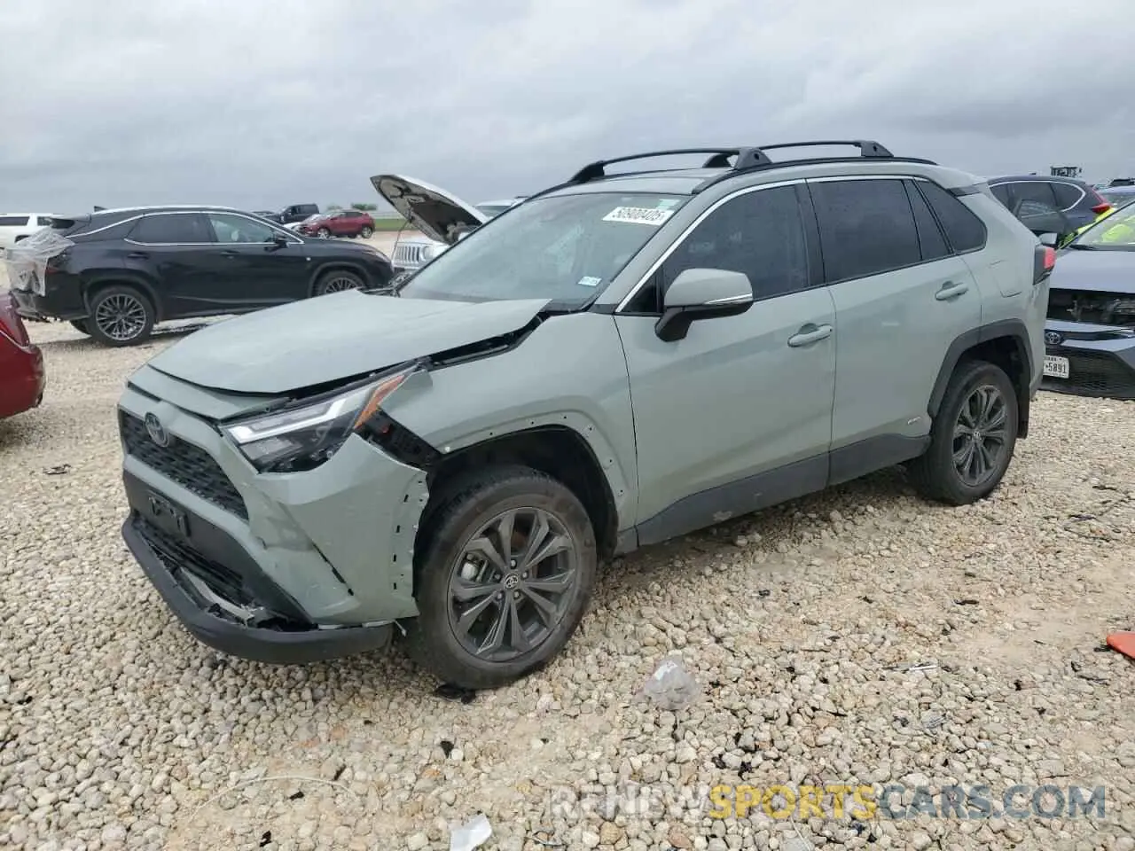 1 Photograph of a damaged car 4T3B6RFVXPU129948 TOYOTA RAV4 2023