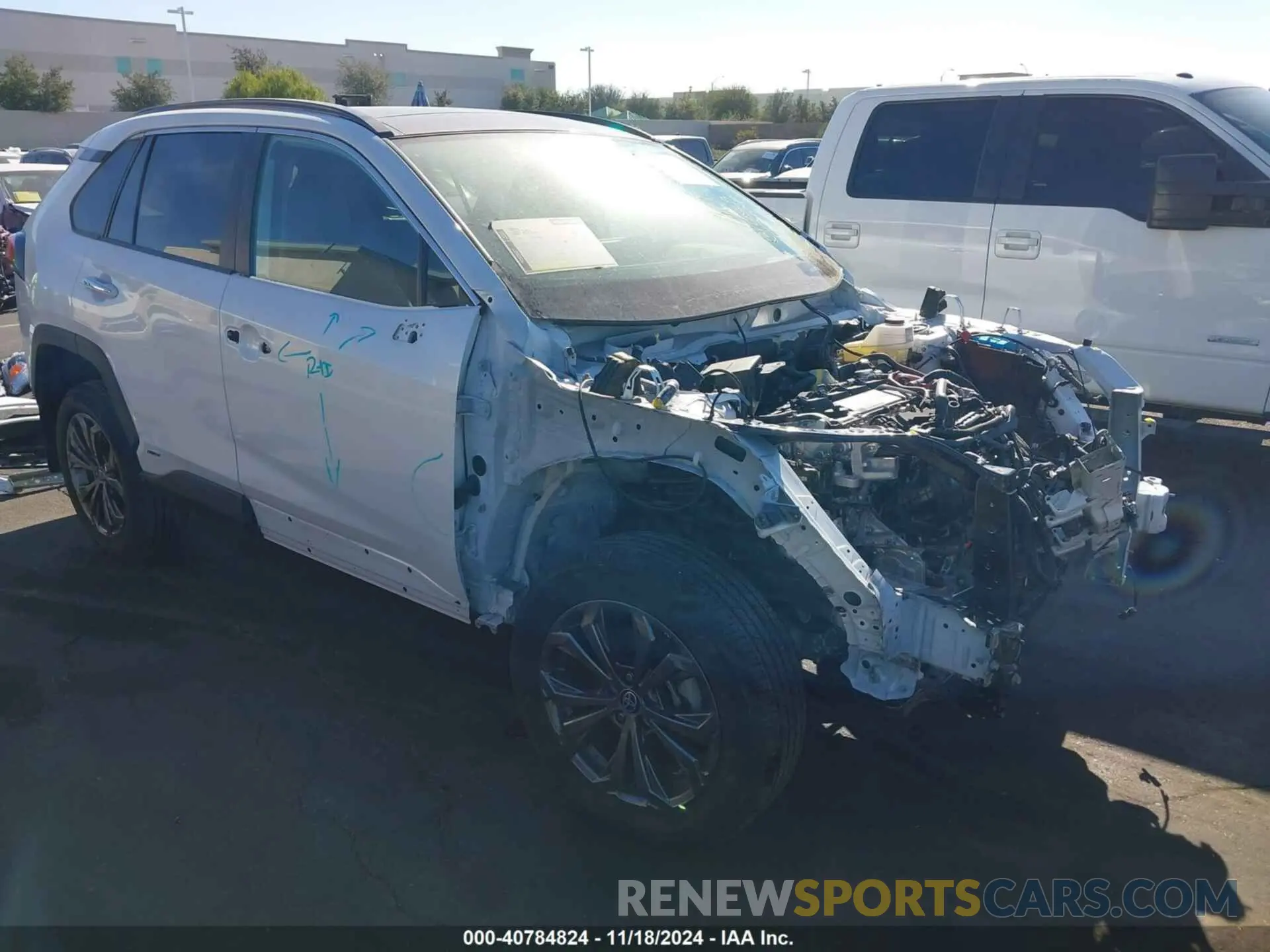 1 Photograph of a damaged car 4T3D6RFV1PU117616 TOYOTA RAV4 2023