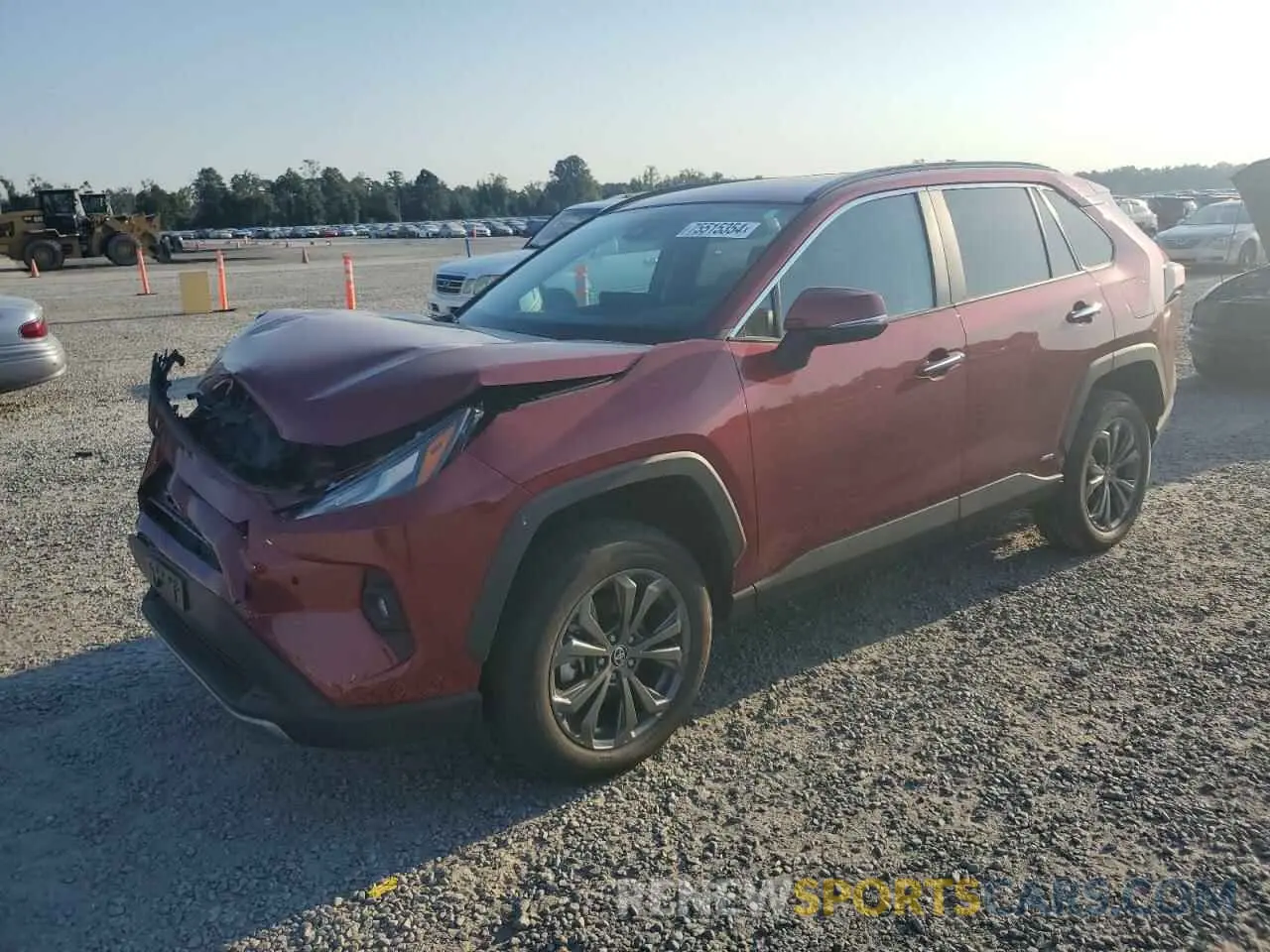 1 Photograph of a damaged car 4T3D6RFV3PU137639 TOYOTA RAV4 2023