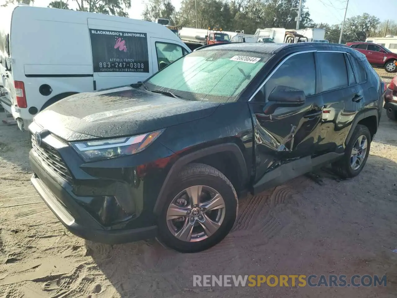 1 Photograph of a damaged car 4T3LWRFV9PU092945 TOYOTA RAV4 2023