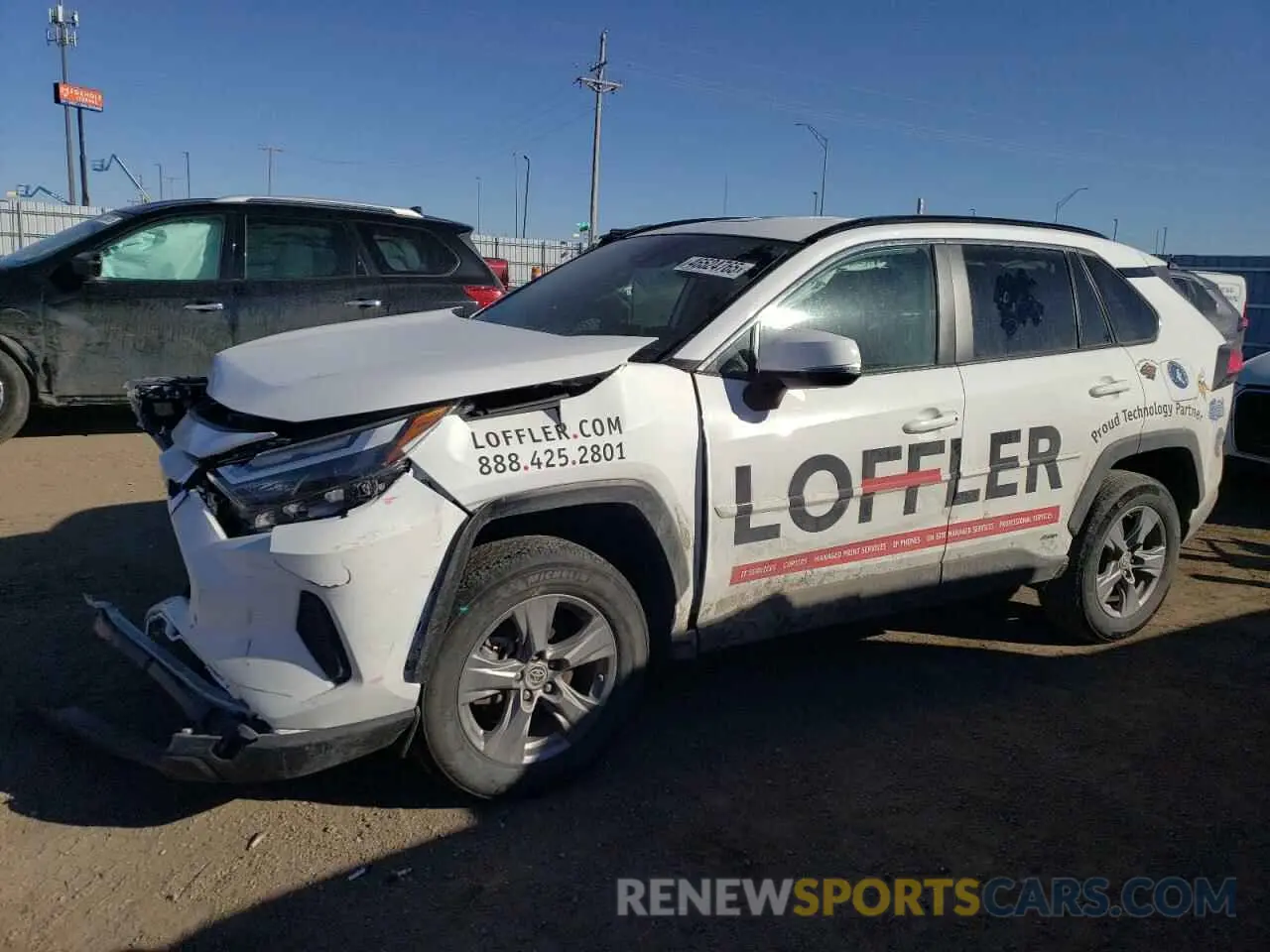 1 Photograph of a damaged car 4T3MWRFV4PU093747 TOYOTA RAV4 2023