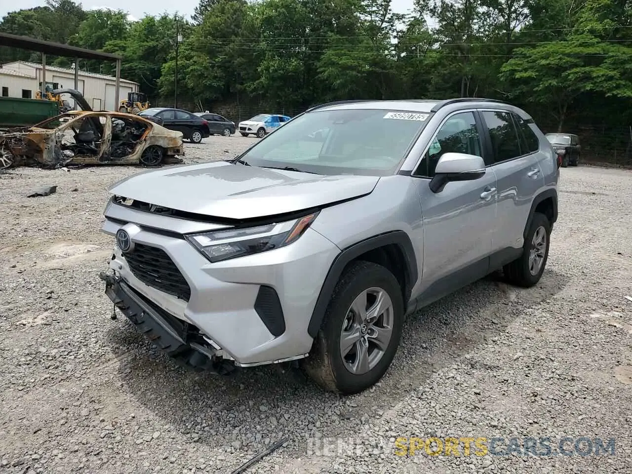 1 Photograph of a damaged car 4T3RWRFV2PU100751 TOYOTA RAV4 2023