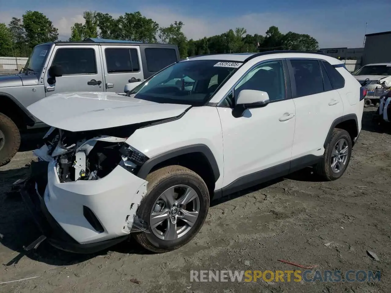 1 Photograph of a damaged car 4T3RWRFV2PU107697 TOYOTA RAV4 2023