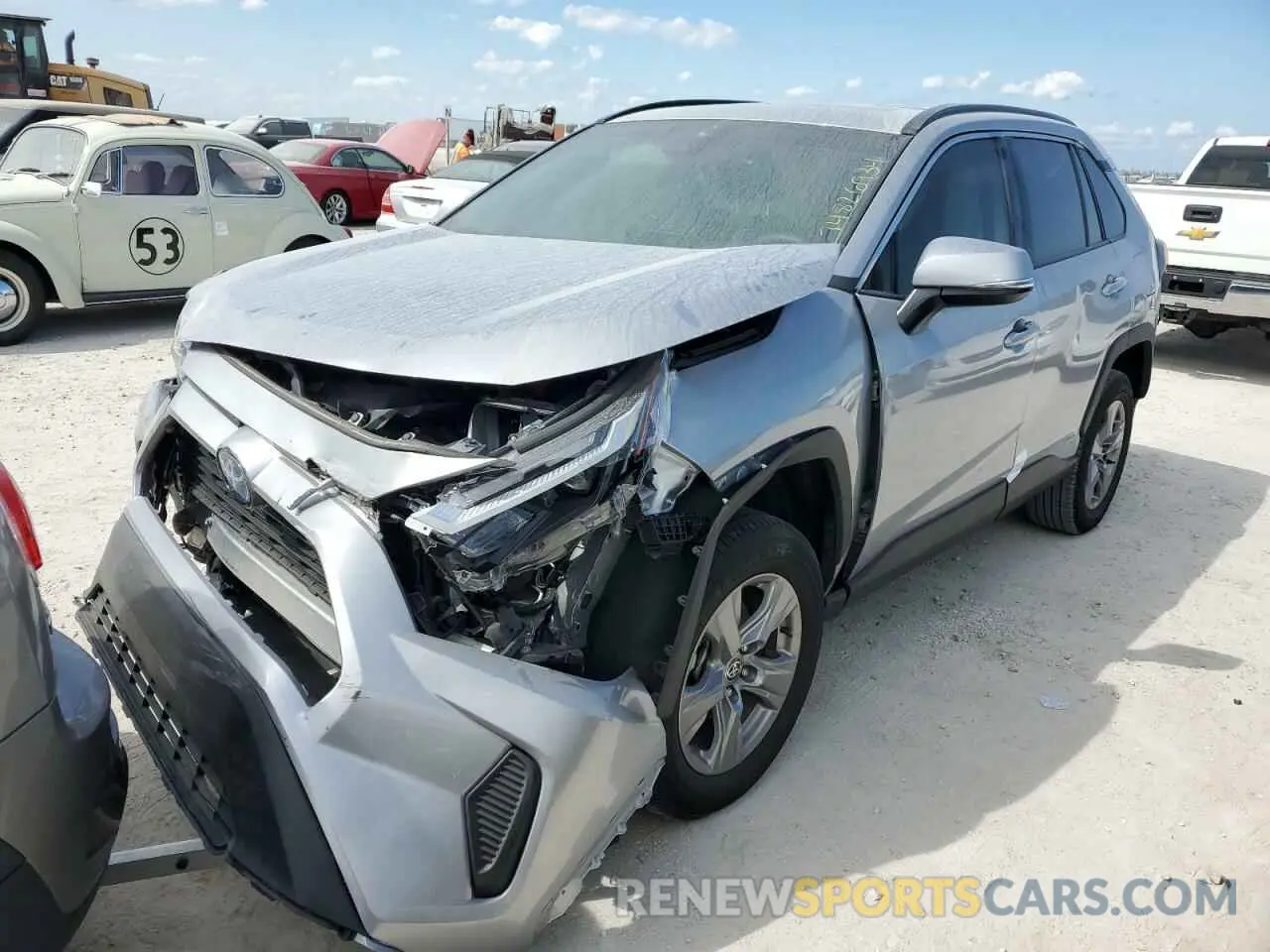 1 Photograph of a damaged car 4T3RWRFV8PU098794 TOYOTA RAV4 2023