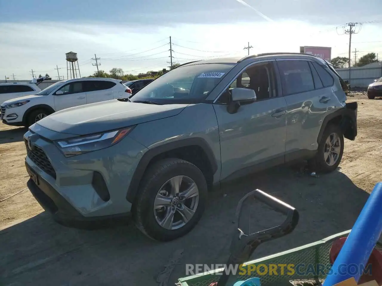 1 Photograph of a damaged car 4T3RWRFV8PU105081 TOYOTA RAV4 2023