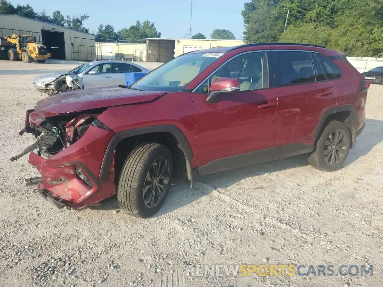 1 Photograph of a damaged car JTMB6RFV0PD105526 TOYOTA RAV4 2023