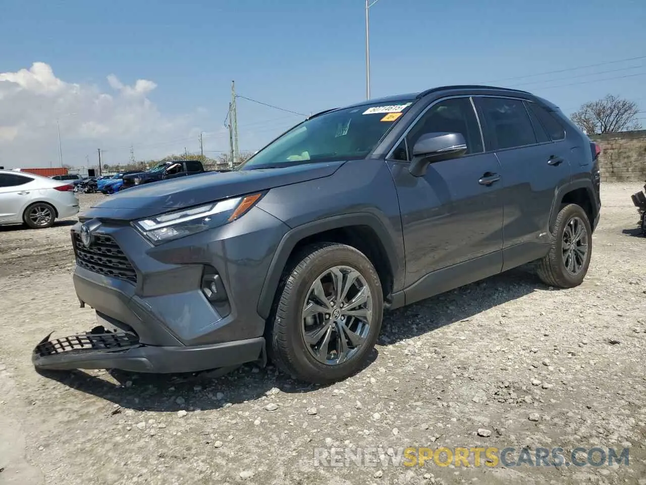1 Photograph of a damaged car JTMB6RFV2PD105642 TOYOTA RAV4 2023