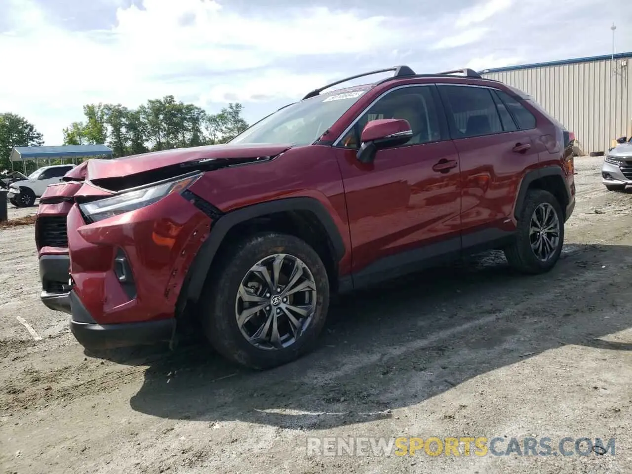1 Photograph of a damaged car JTMB6RFV2PD541262 TOYOTA RAV4 2023