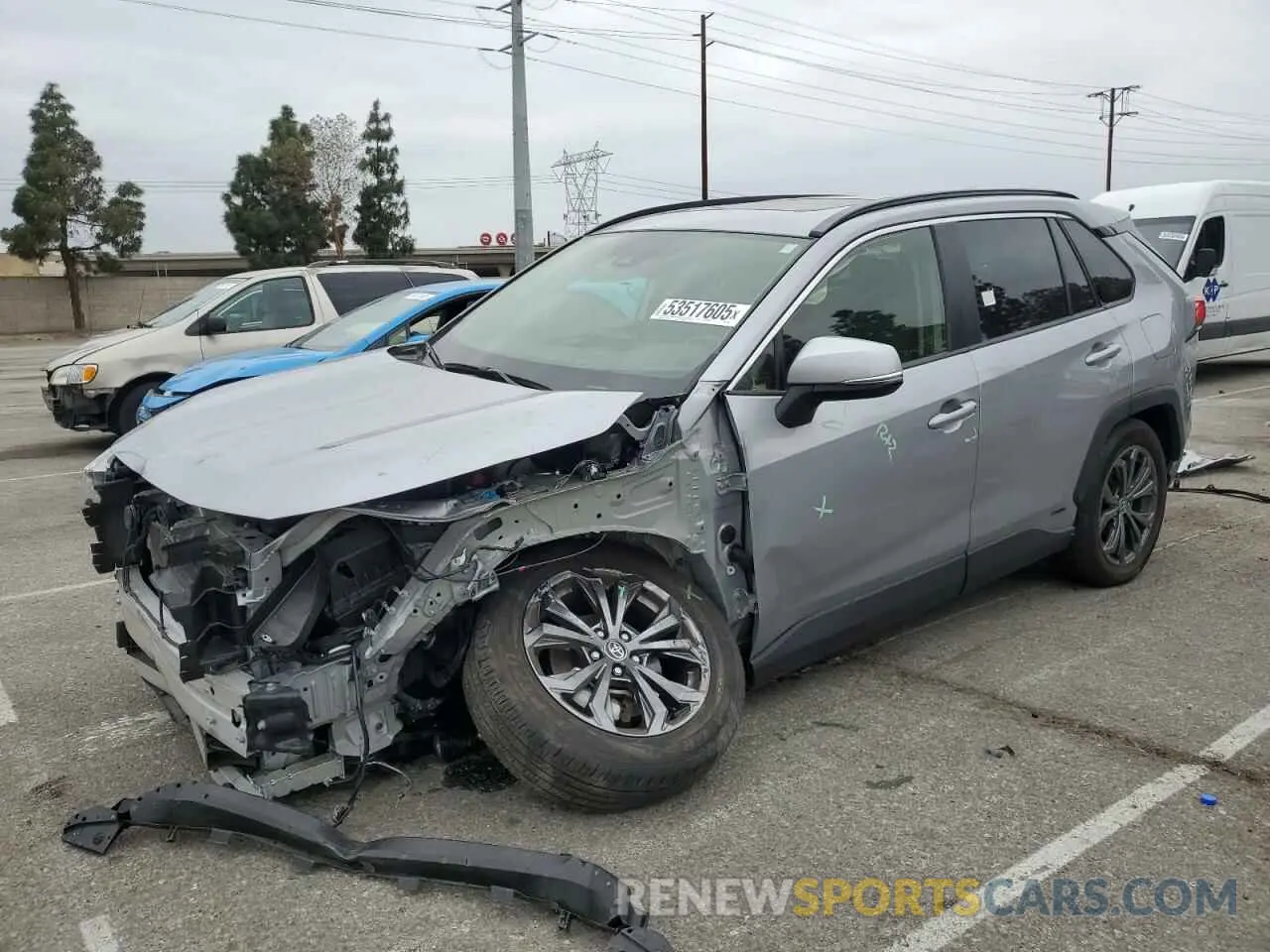 1 Photograph of a damaged car JTMB6RFV4PD115993 TOYOTA RAV4 2023