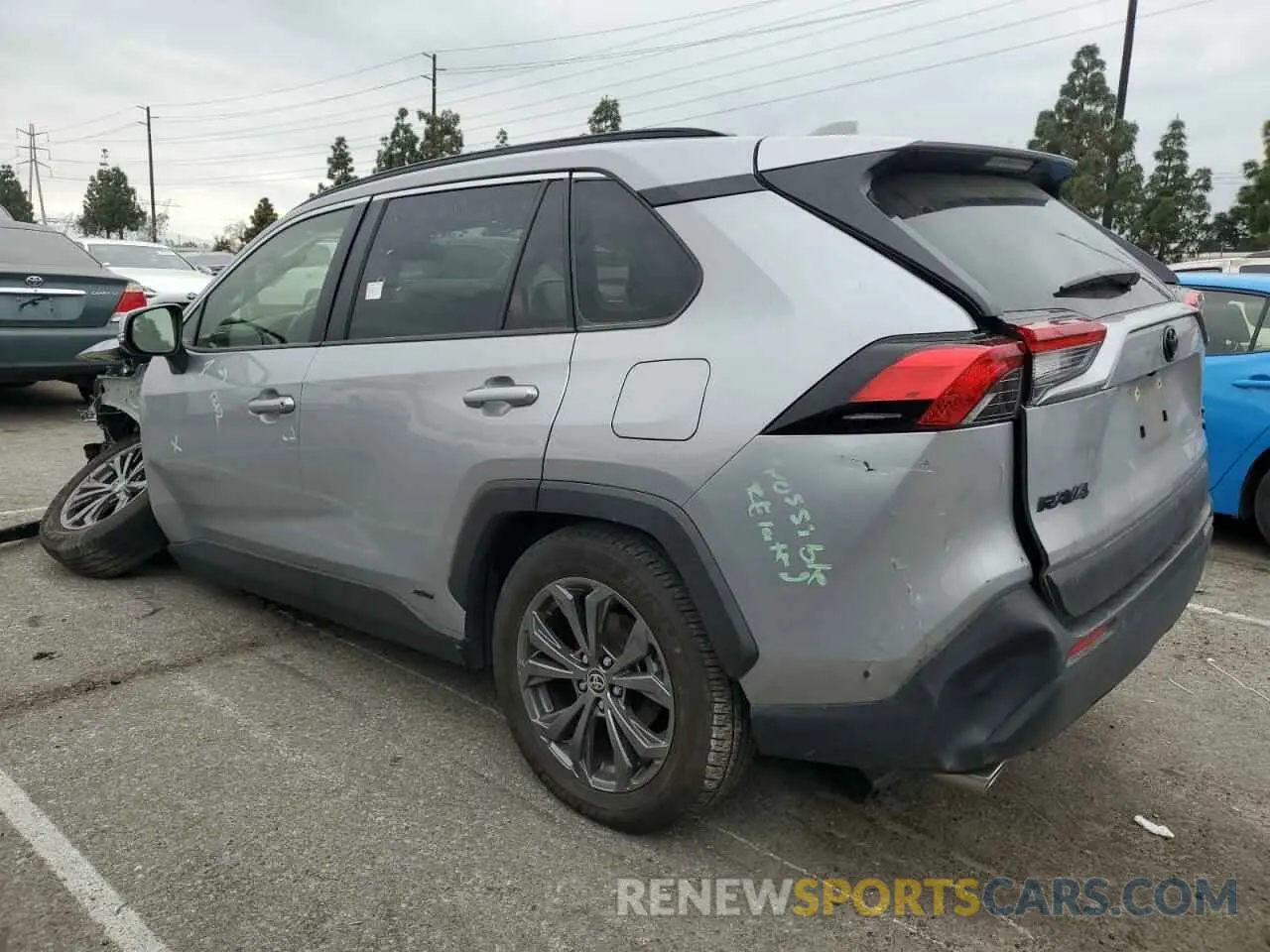 2 Photograph of a damaged car JTMB6RFV4PD115993 TOYOTA RAV4 2023