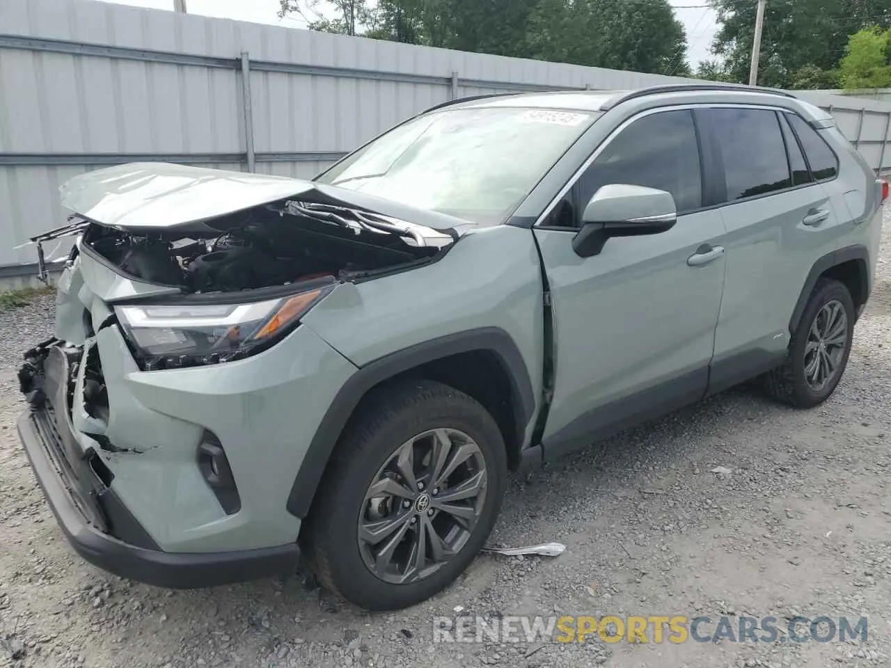 1 Photograph of a damaged car JTMB6RFV5PD543510 TOYOTA RAV4 2023