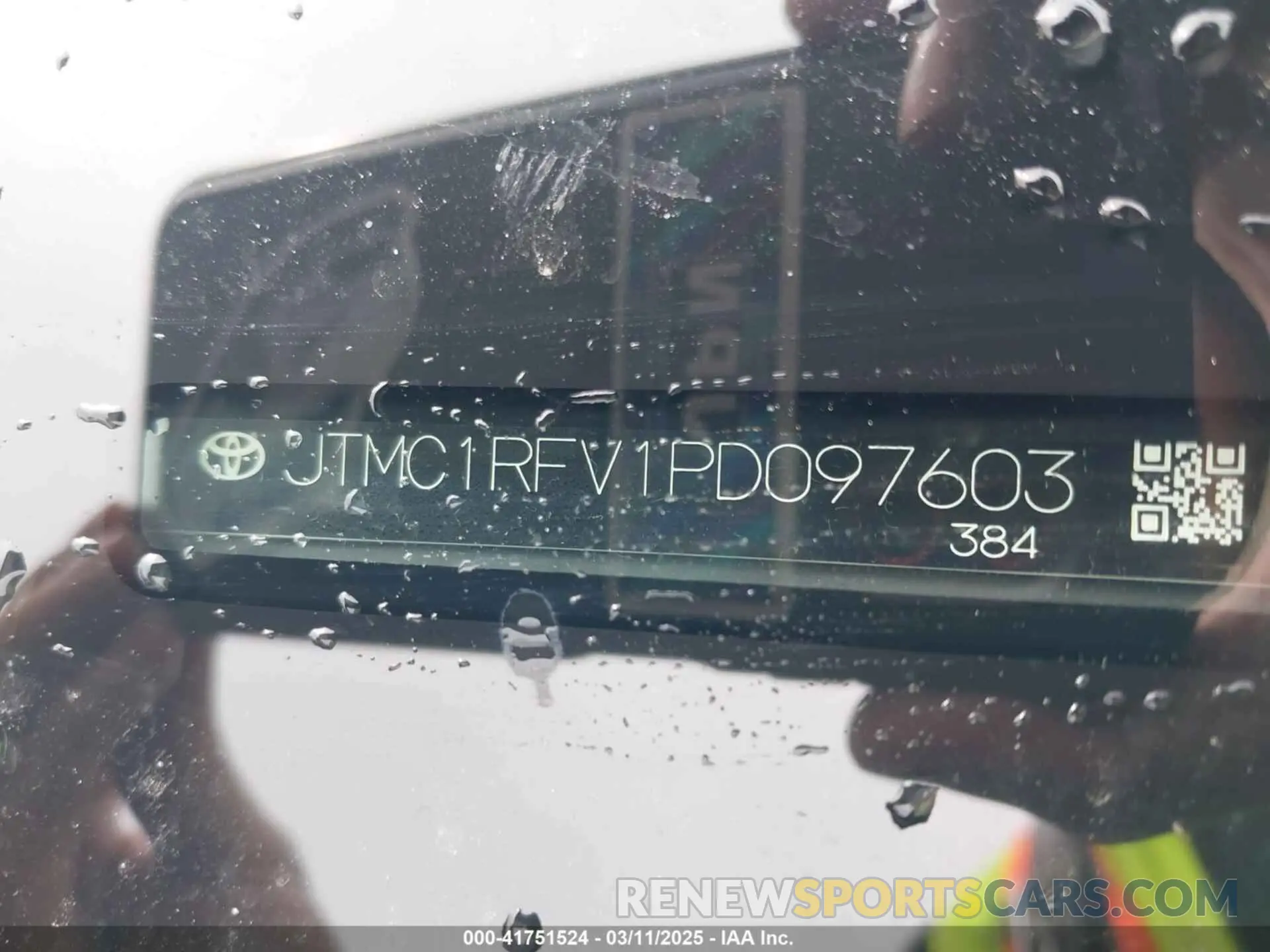 9 Photograph of a damaged car JTMC1RFV1PD097603 TOYOTA RAV4 2023