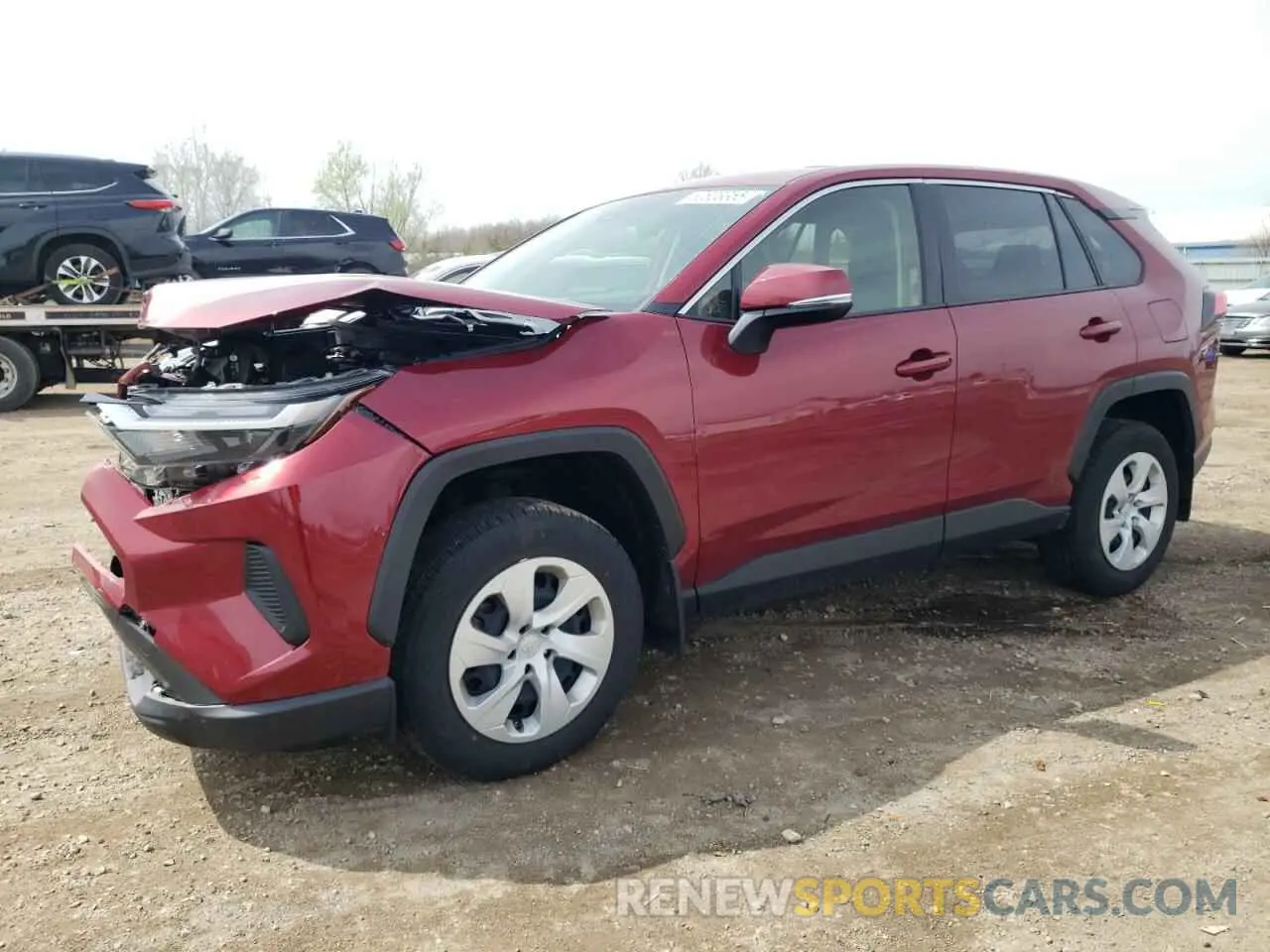 1 Photograph of a damaged car JTMG1RFV5PD101198 TOYOTA RAV4 2023