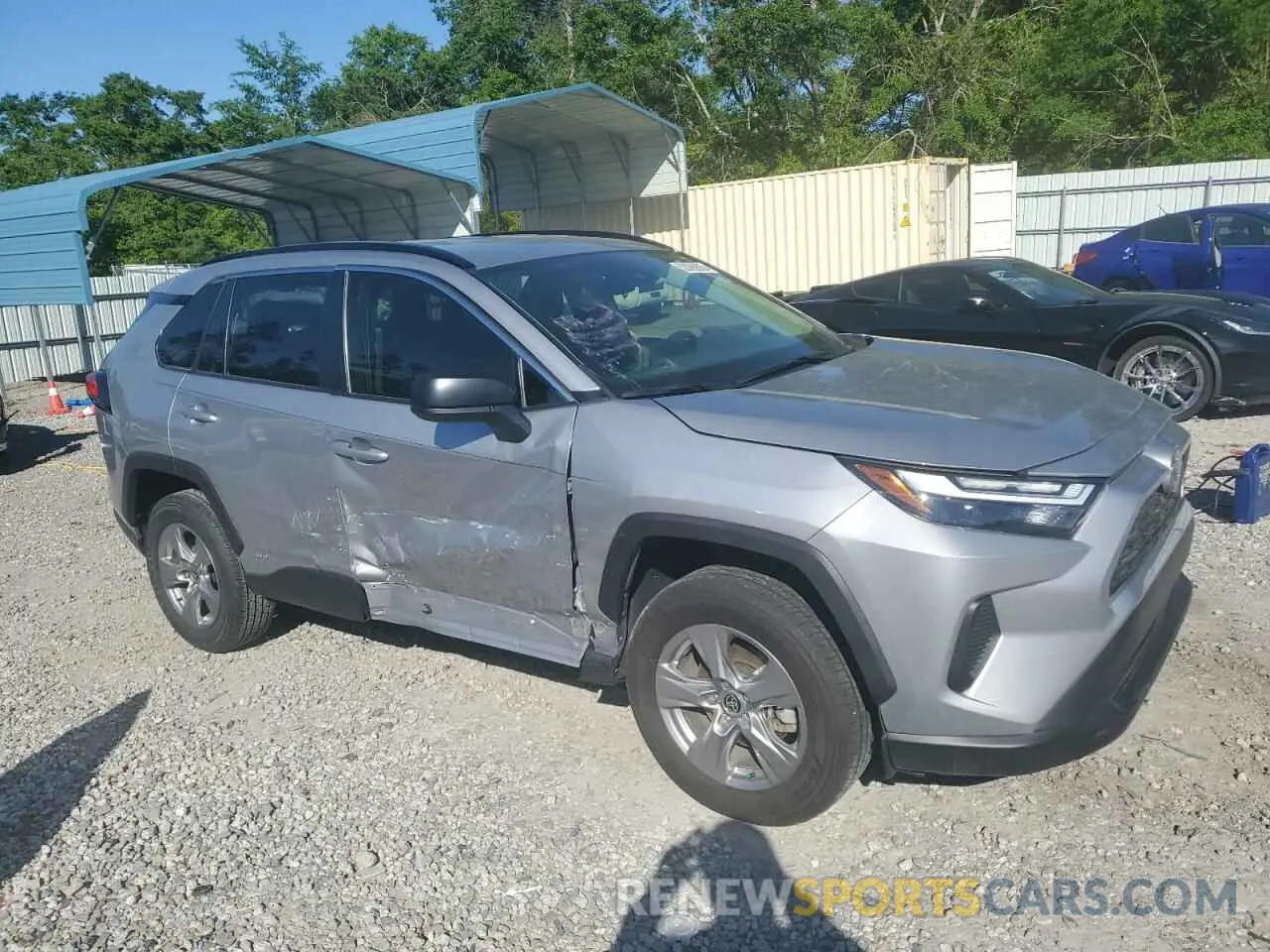4 Photograph of a damaged car JTMLWRFVXPD207145 TOYOTA RAV4 2023
