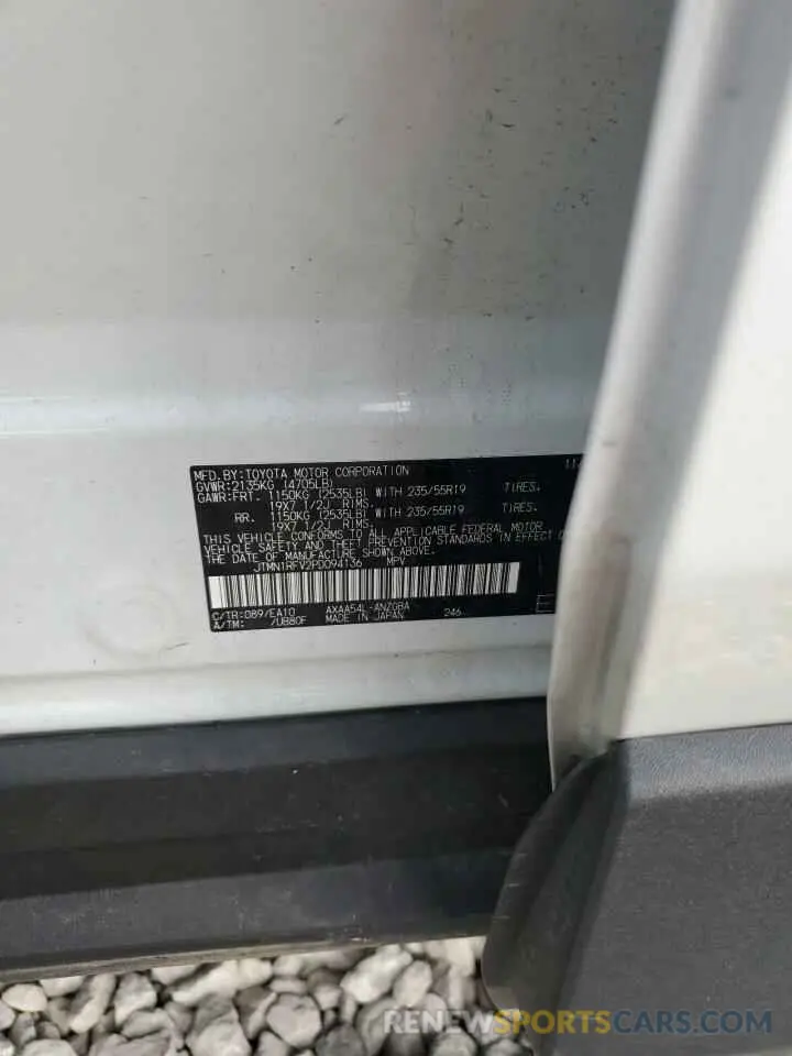 13 Photograph of a damaged car JTMN1RFV2PD094136 TOYOTA RAV4 2023
