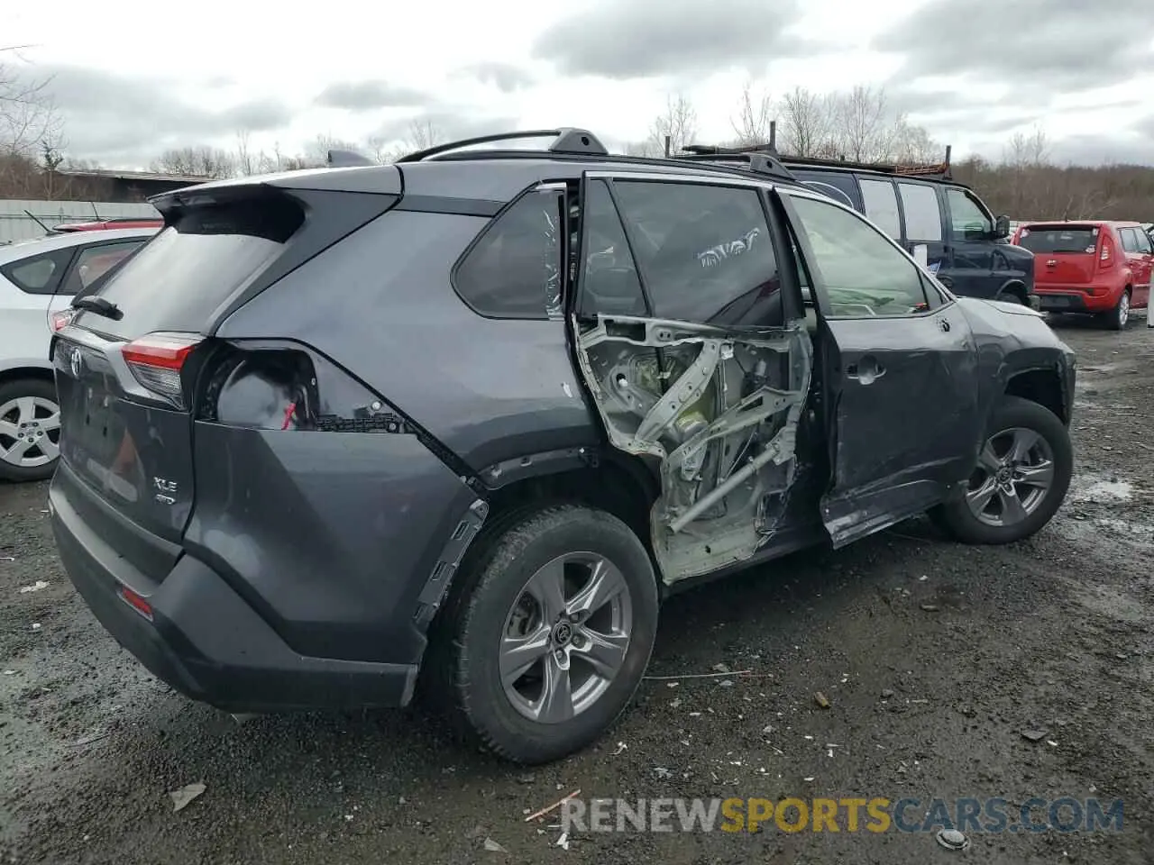 3 Photograph of a damaged car JTMP1RFV7PD093184 TOYOTA RAV4 2023