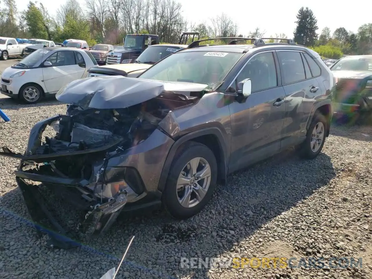 1 Photograph of a damaged car JTMRWRFV0PD191175 TOYOTA RAV4 2023