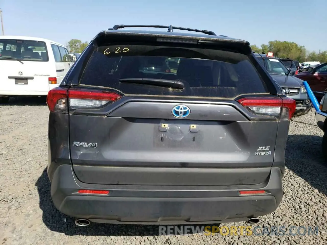 6 Photograph of a damaged car JTMRWRFV0PD191175 TOYOTA RAV4 2023