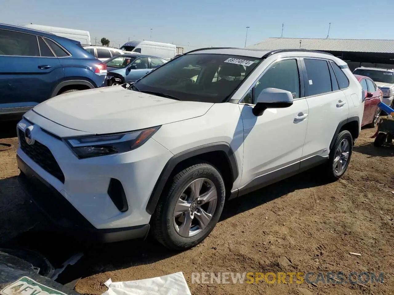 1 Photograph of a damaged car JTMRWRFV2PD188195 TOYOTA RAV4 2023