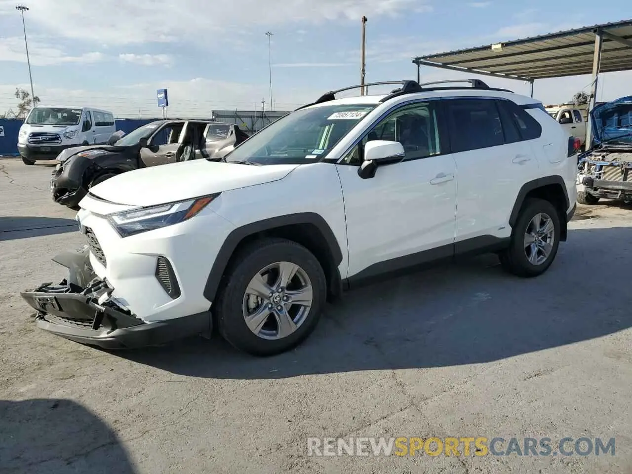 1 Photograph of a damaged car JTMRWRFV2PD205738 TOYOTA RAV4 2023