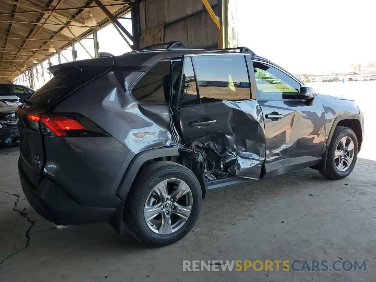 3 Photograph of a damaged car JTMRWRFV2PJ057110 TOYOTA RAV4 2023