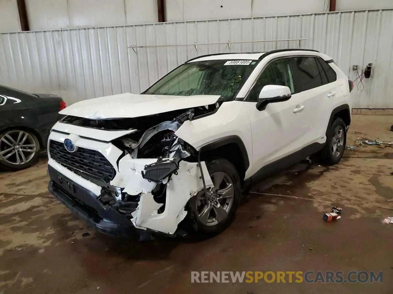1 Photograph of a damaged car JTMRWRFV3PD572194 TOYOTA RAV4 2023