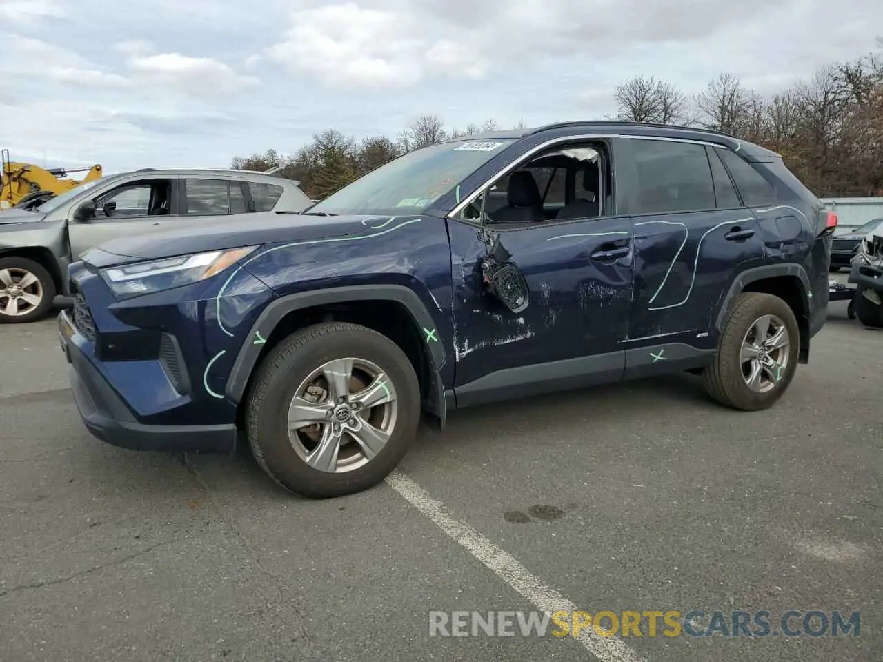 1 Photograph of a damaged car JTMRWRFV5PD172220 TOYOTA RAV4 2023