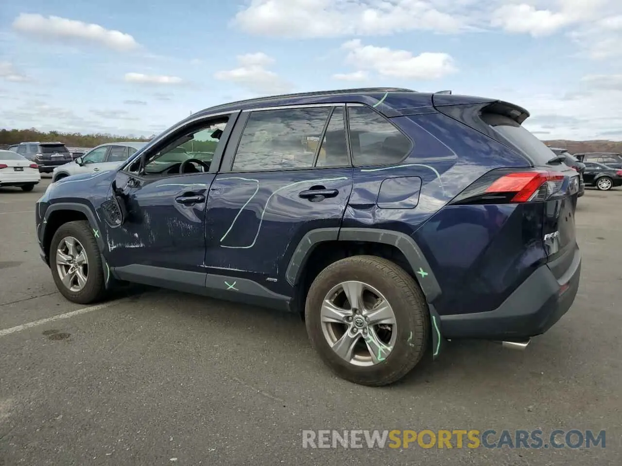 2 Photograph of a damaged car JTMRWRFV5PD172220 TOYOTA RAV4 2023