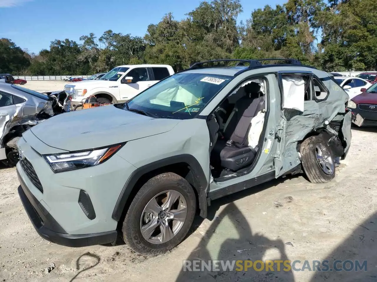 1 Photograph of a damaged car JTMRWRFV5PD196792 TOYOTA RAV4 2023