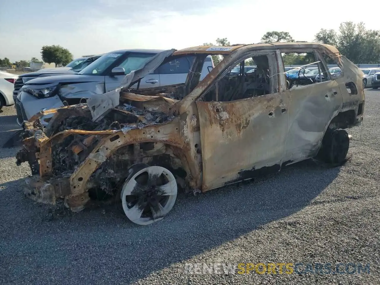 1 Photograph of a damaged car JTMRWRFV6PJ056588 TOYOTA RAV4 2023