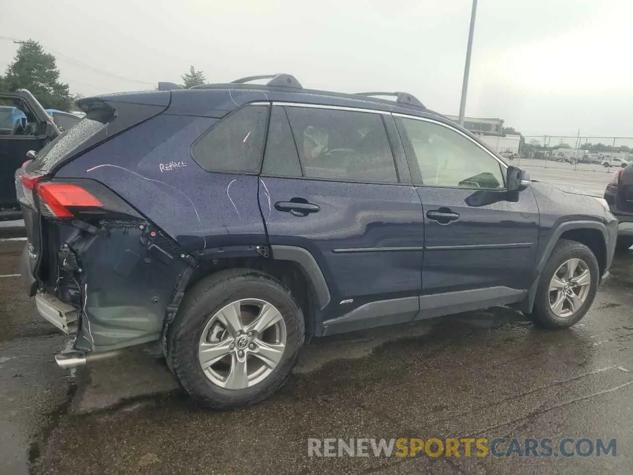 3 Photograph of a damaged car JTMRWRFV7PD181906 TOYOTA RAV4 2023