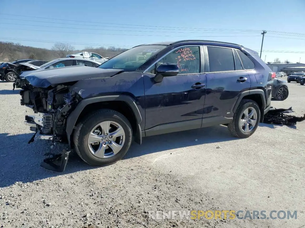 1 Photograph of a damaged car JTMRWRFV9PD575214 TOYOTA RAV4 2023