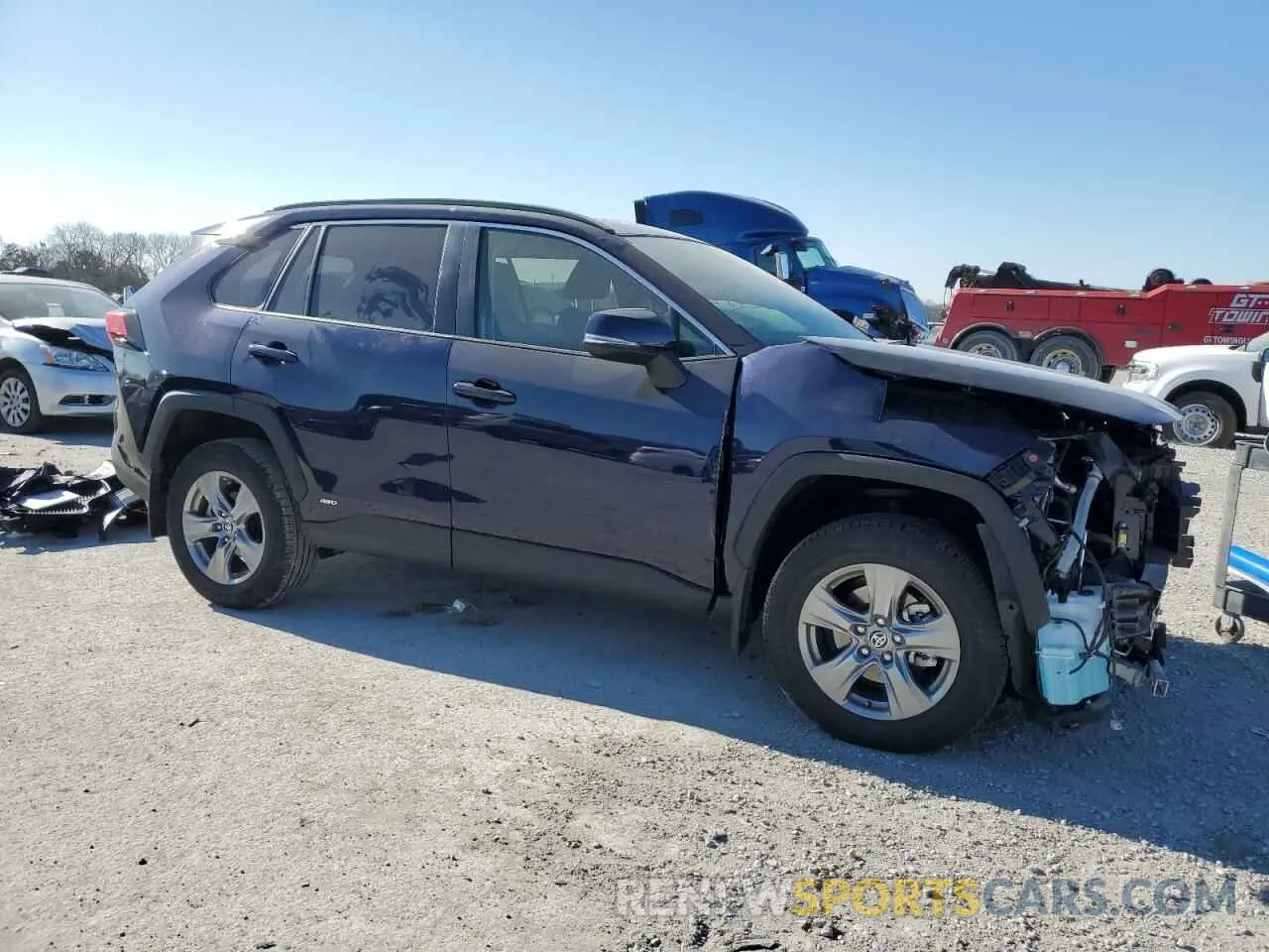 4 Photograph of a damaged car JTMRWRFV9PD575214 TOYOTA RAV4 2023