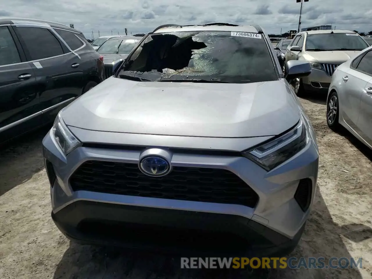 5 Photograph of a damaged car JTMRWRFVXPD206118 TOYOTA RAV4 2023