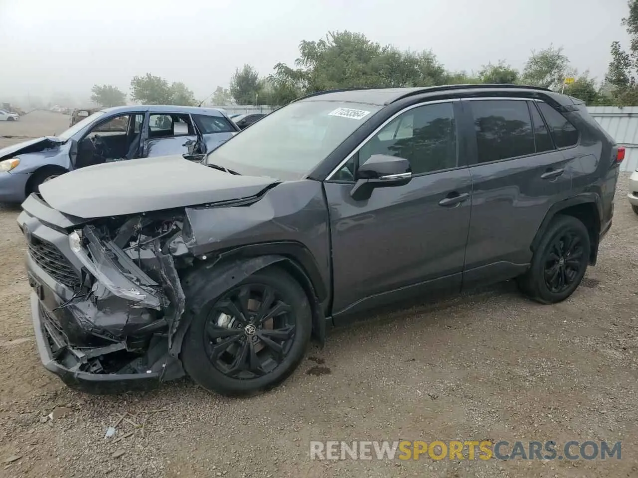 1 Photograph of a damaged car 2T35WRFV7RW227500 TOYOTA RAV4 2024