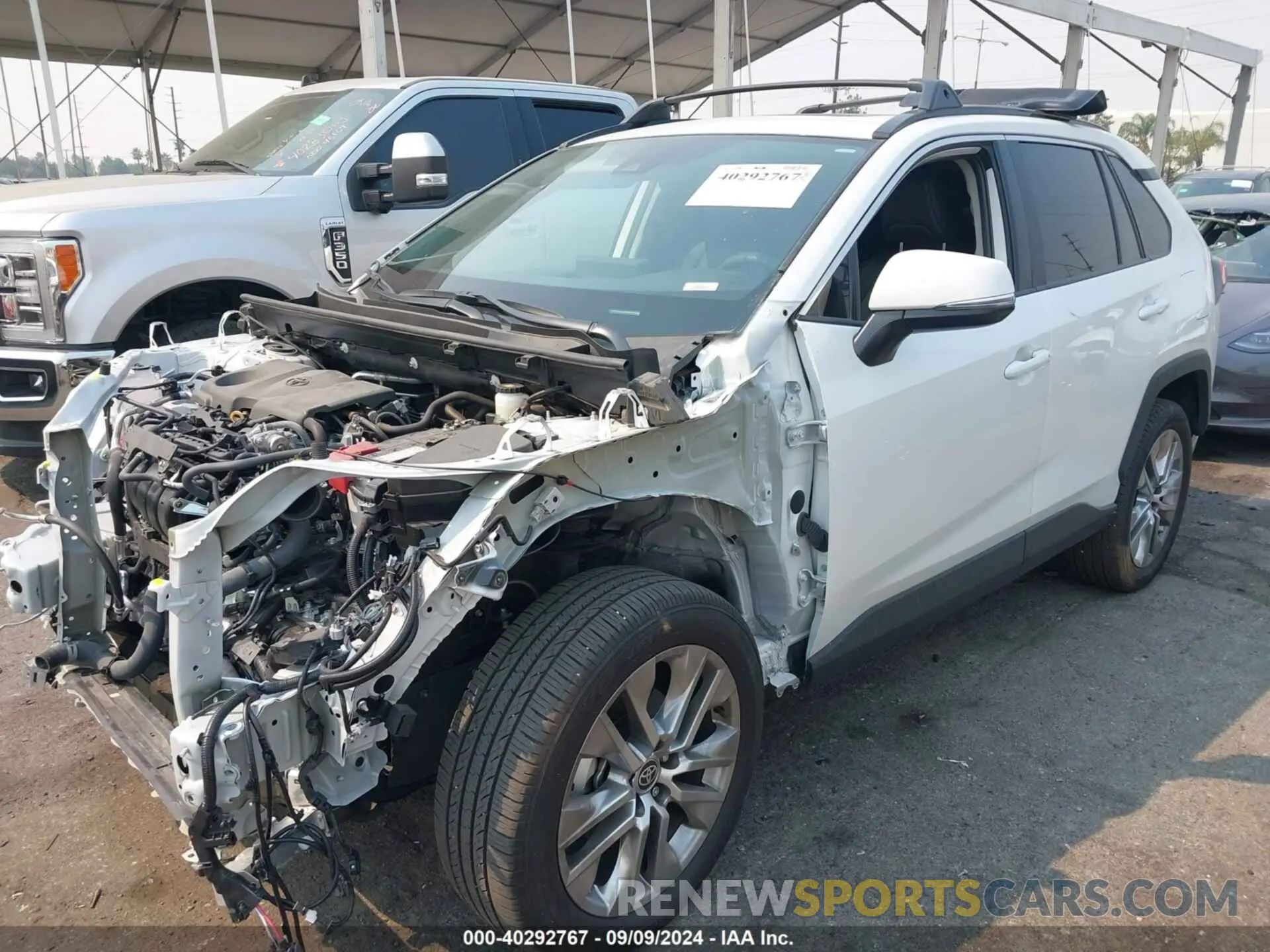 2 Photograph of a damaged car 2T3A1RFV0RW434677 TOYOTA RAV4 2024