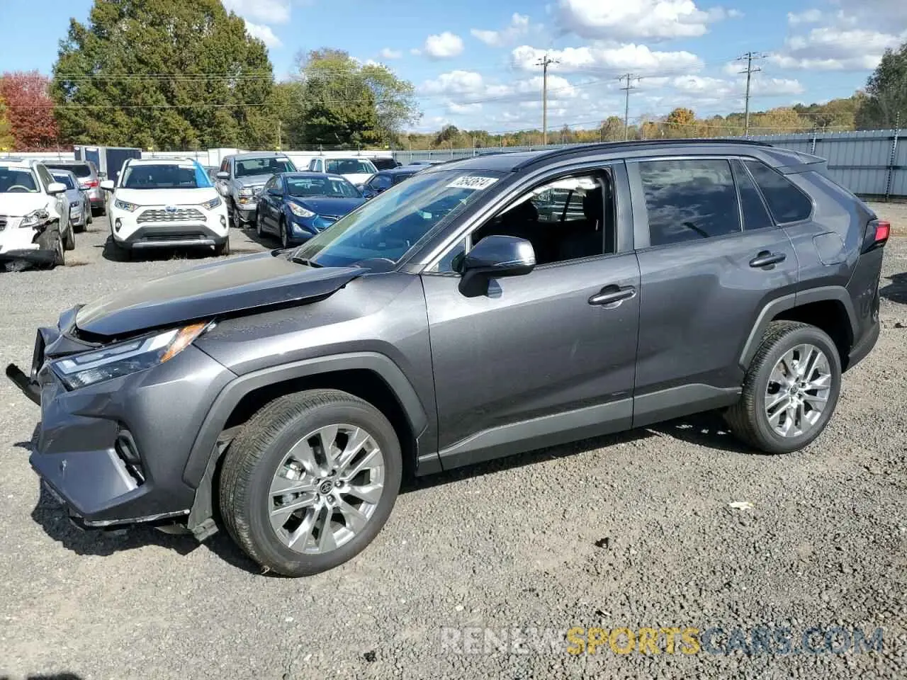 1 Photograph of a damaged car 2T3A1RFV1RC419445 TOYOTA RAV4 2024