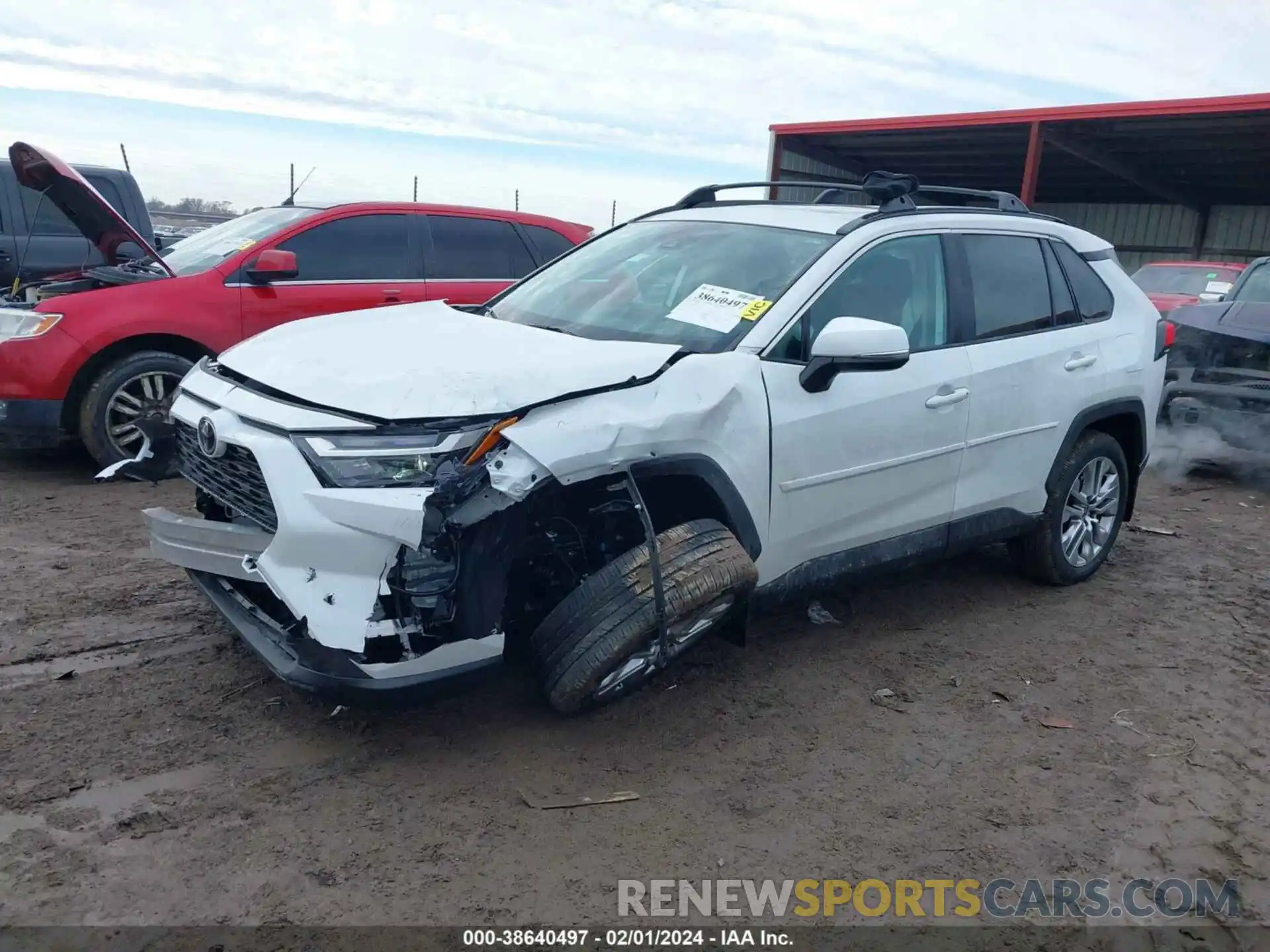 2 Photograph of a damaged car 2T3A1RFV1RW426636 TOYOTA RAV4 2024