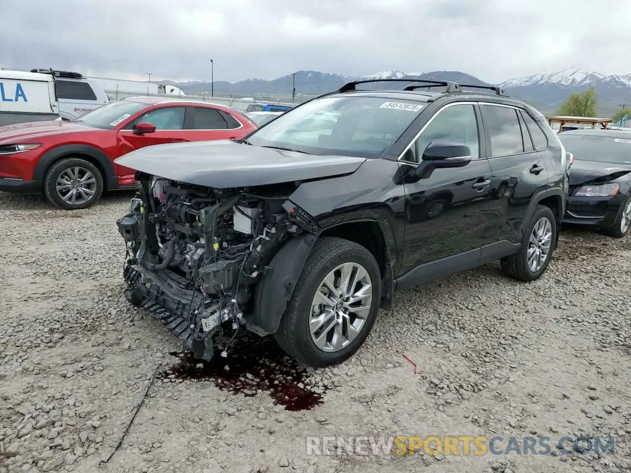1 Photograph of a damaged car 2T3A1RFV2RC451305 TOYOTA RAV4 2024